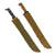 Original U.S. WWII Marine Corps and Army Machete Lot With Scabbards - 1942 & 1943 Dated Original Items