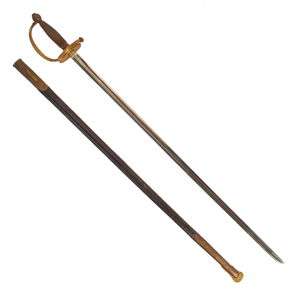 Original U.S. Civil War M-1840 Army NCO Sword by Ames Mfg. Co. with Scabbard - Dated 1864 Original Items