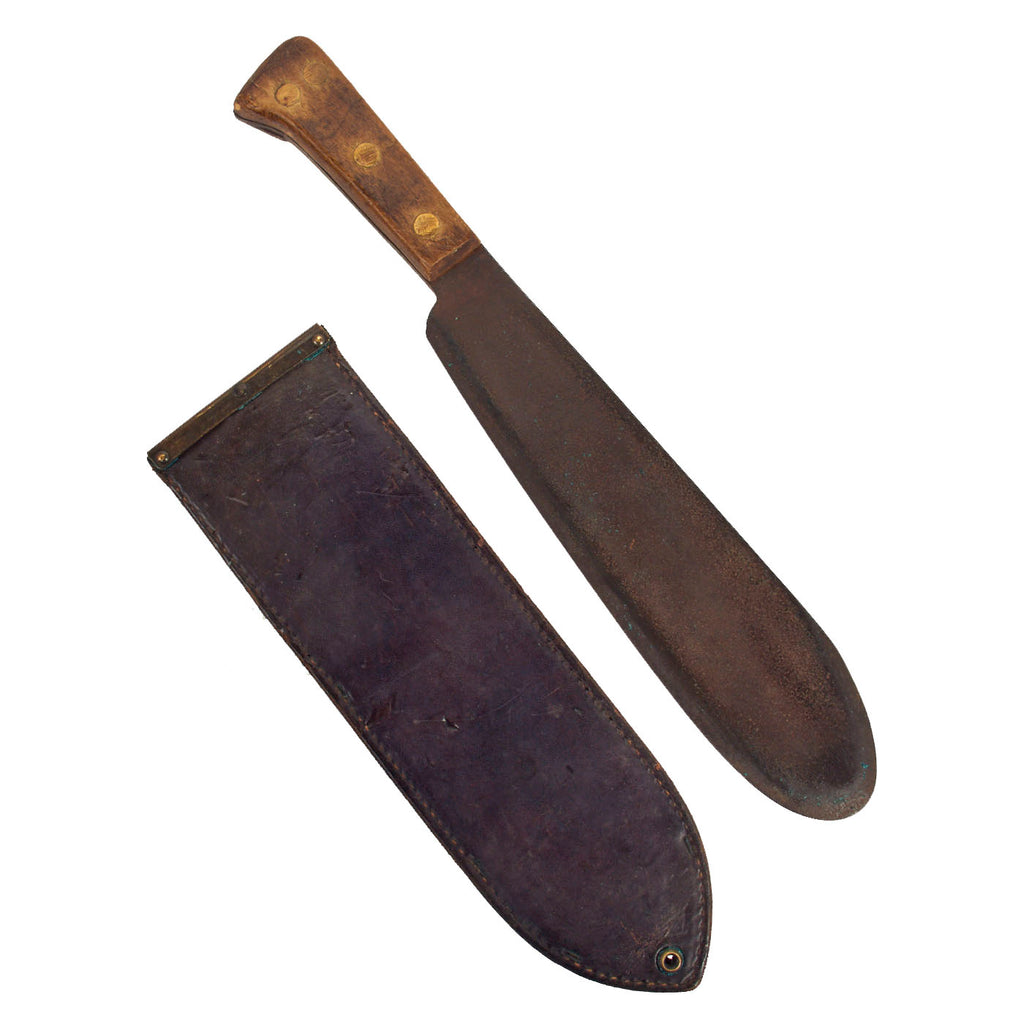Original U.S. WWII USMC Medical Corpsman Bolo Knife by Briddell with BOYT 1944 Scabbard Original Items