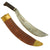 Original U.S. WWI No. 1005 USN Marked Engineer Bolo Machete with Wood Handle & Scabbard Original Items