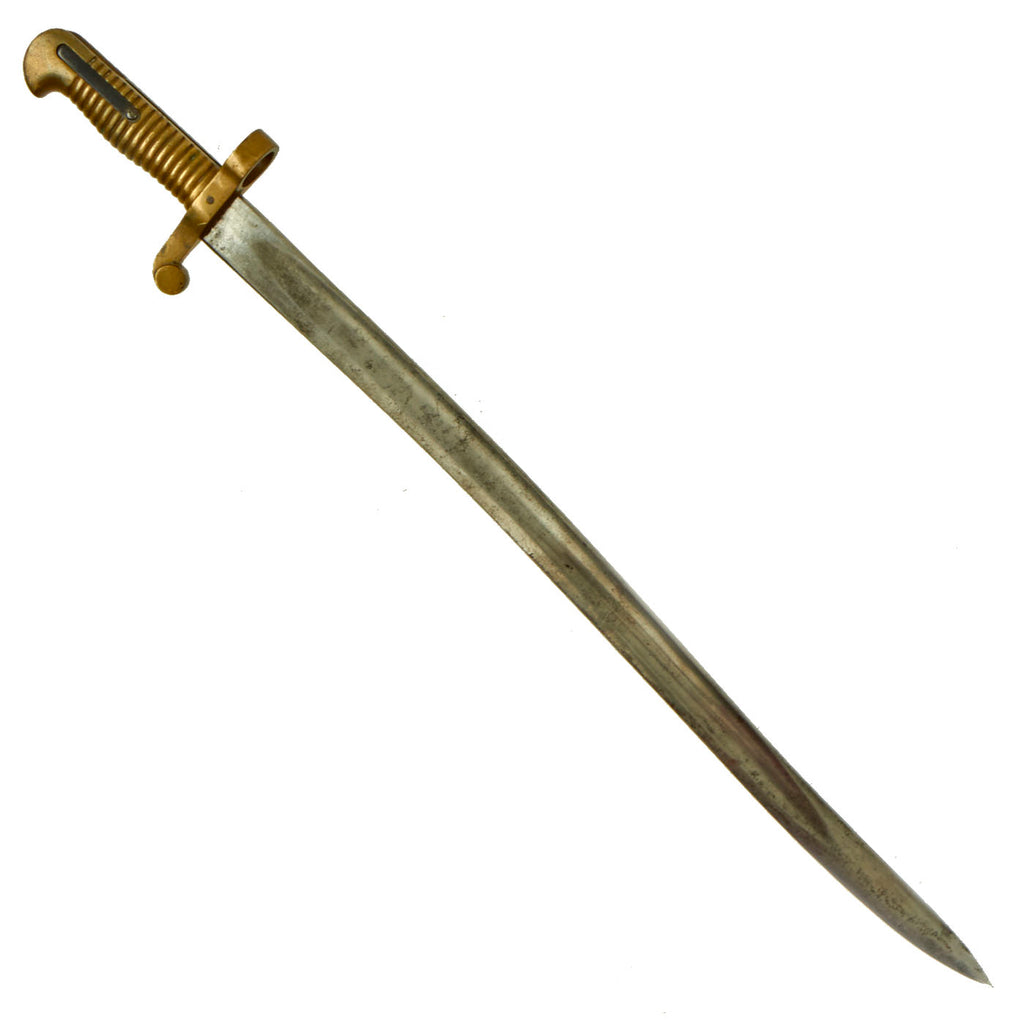 Original U.S. Civil War Model 1863 Remington Zouave Brass Hilted Bayonet Original Items