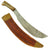 Original U.S. WWI Collins No. 1005 Engineer Bolo Machete with Green Horn Handle & Scabbard Original Items