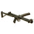 Original British WWII Replica Sterling L2A3 (Mark 4) Cap Plug Firing Submachine Gun by MGC Japan Original Items