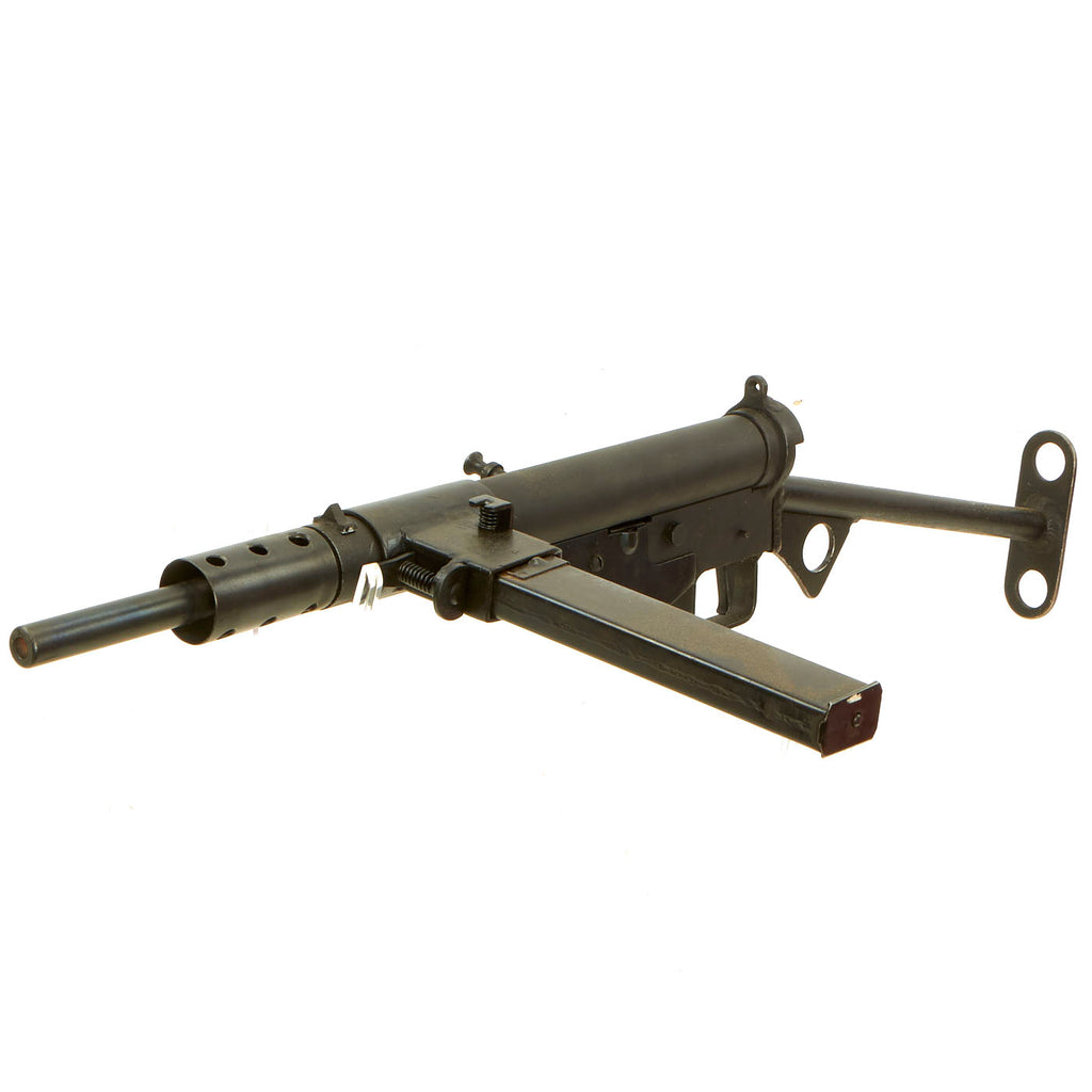 Original British WWII Sten MkII Display Submachine Gun with "T" Butt Stock - Serail D 70056 Original Items