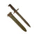 Original U.S. WWII M1 Garand 10 inch Cut Down Bayonet by Union Fork & Hoe with M7 Scabbard Original Items