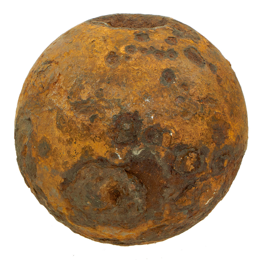 Original U.S. Civil War Federal INERT 12 Pdr Cannonball With Bormann T ...