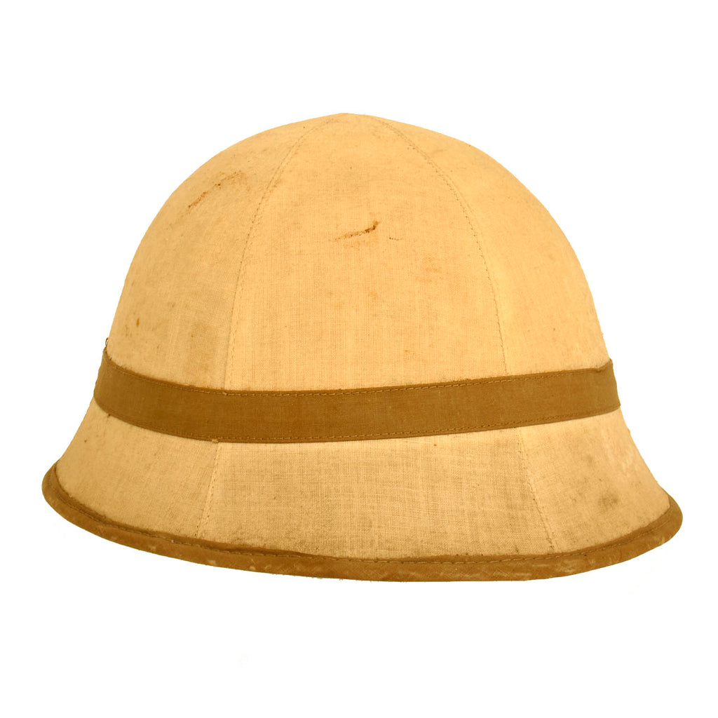 Original Imperial Japanese Army WWII Type 98 Officers’ Sun Helmet - Rare Variant Original Items