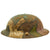 Original U.S. WWI M1917 Armored Corps Unit Painted Doughboy Helmet Shell with Panel Camouflage Paint Original Items