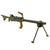 Original U.S. WWII Type Browning 1919A6 Display Machine Gun with Shoulder Stock, Bipod, and Accessories Original Items