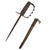Original U.S. WWI M1917 Trench Knife by L.F. & C. dated 1917 with Scabbard by Jewell dated 1918 Original Items