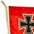 Original German WWII 100cm x 170cm Battle Flag by Berliner Fahnenfabrik - Reichskriegsflagge Original Items
