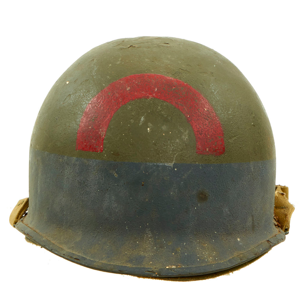 Original U.S. WWI M1 Helmet Used in Film Saving Private Ryan - Naval Beach Battalion - U.S. SPR Marked Original Items
