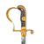 Original German WWII Army Officer Dove Head Sword by E. Pack & Söhne of Solingen with Steel Scabbard Original Items