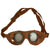 Original German WWII First Model DAK Afrikakorps Sun Helmet - Complete with Goggles - Dated 1941- Size 56 Original Items