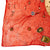 Original German WWII USGI Bring Back Worn NSDAP National Flag with Approx. 40 Attached Tinnies - 17" x 26" Original Items