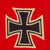 Original German WWII 80cm x 135cm Battle Flag for Indoor Headquarters Use - Reichskriegsflagge Original Items