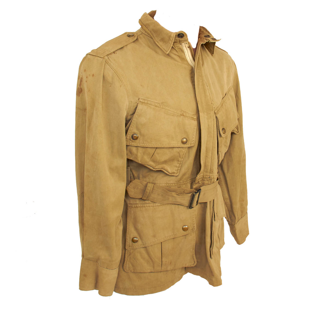 Original U.S. WWII M1942 Paratrooper Jump Jacket without Reinforcements Original Items