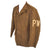 Original U.S. WWII Wool Class A Uniform Coat with Axis Prisoner of War PW Stenciled - Size 36R Original Items