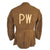 Original U.S. WWII Wool Class A Uniform Coat with Axis Prisoner of War PW Stenciled - Size 36R Original Items