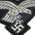 Original German WWII Luftwaffe Officer Uniform Flat Wire Embroidered Eagle Patch Insignia Original Items