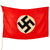 Original German WWII NSDAP Double Sided Flag by Arfelstedt & Hornung - 31" x 46" Original Items