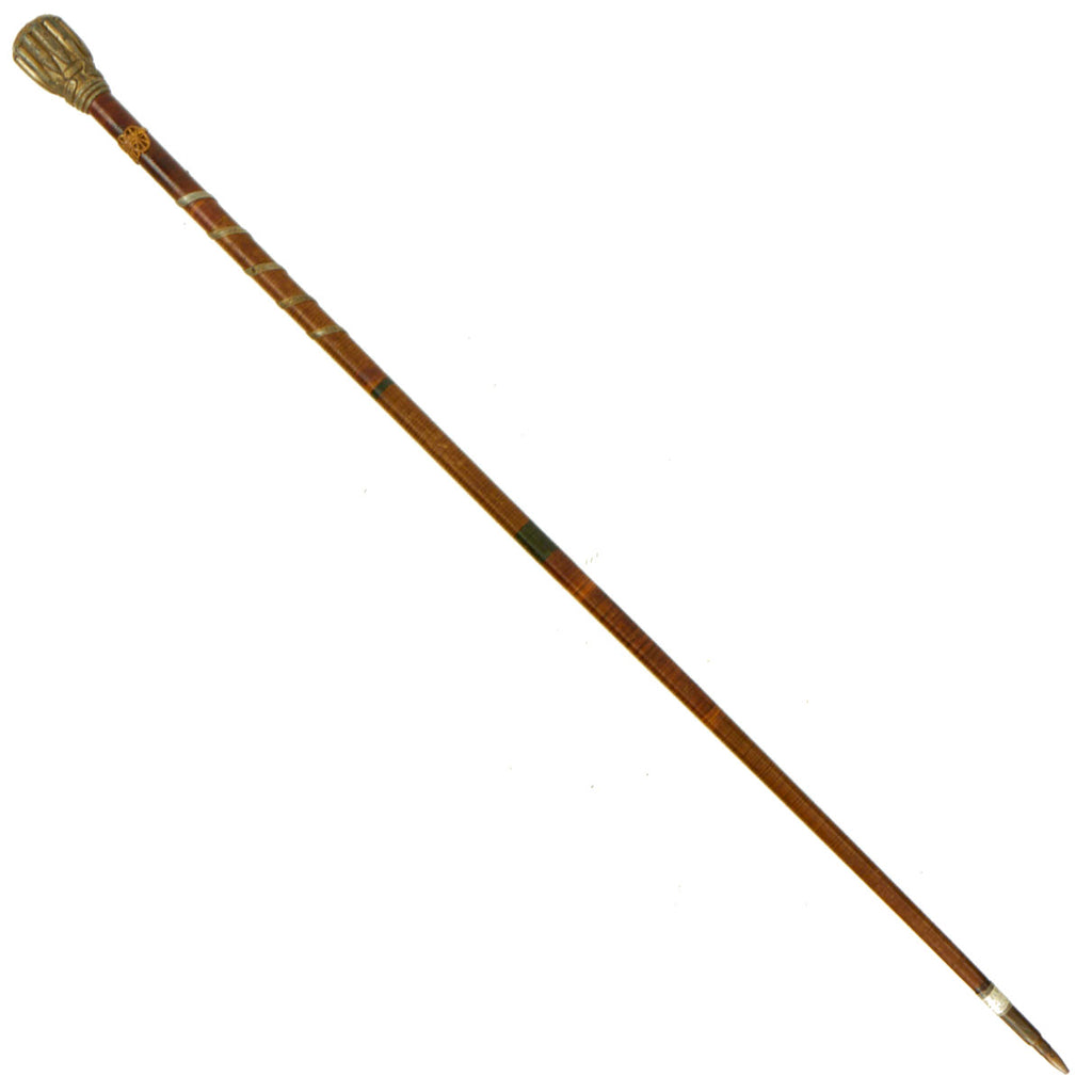 Original German WWI 44th (Trier) Field Artillery Reservist Swagger Stick Cane Original Items