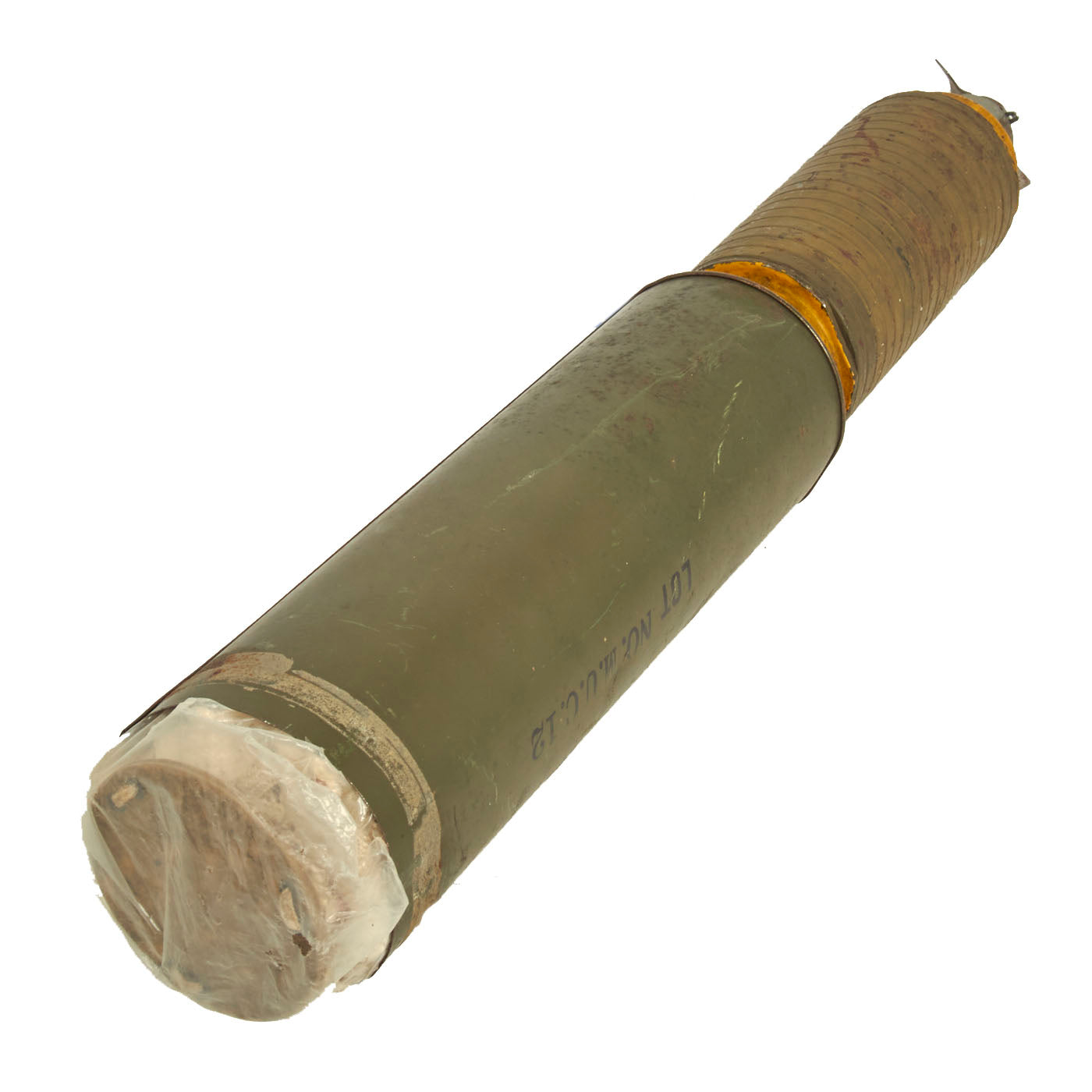 Original U.S. WWII Inert AN-M40 “Para Frag” Parachute Bomb With Parach ...
