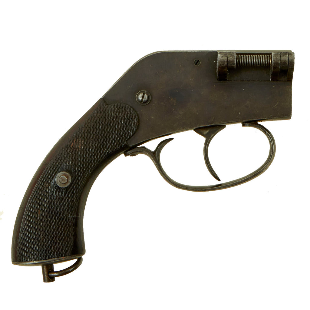 Original Imperial German WWI Aviator Barrel-less Eisfeld System Flare Pistol Original Items