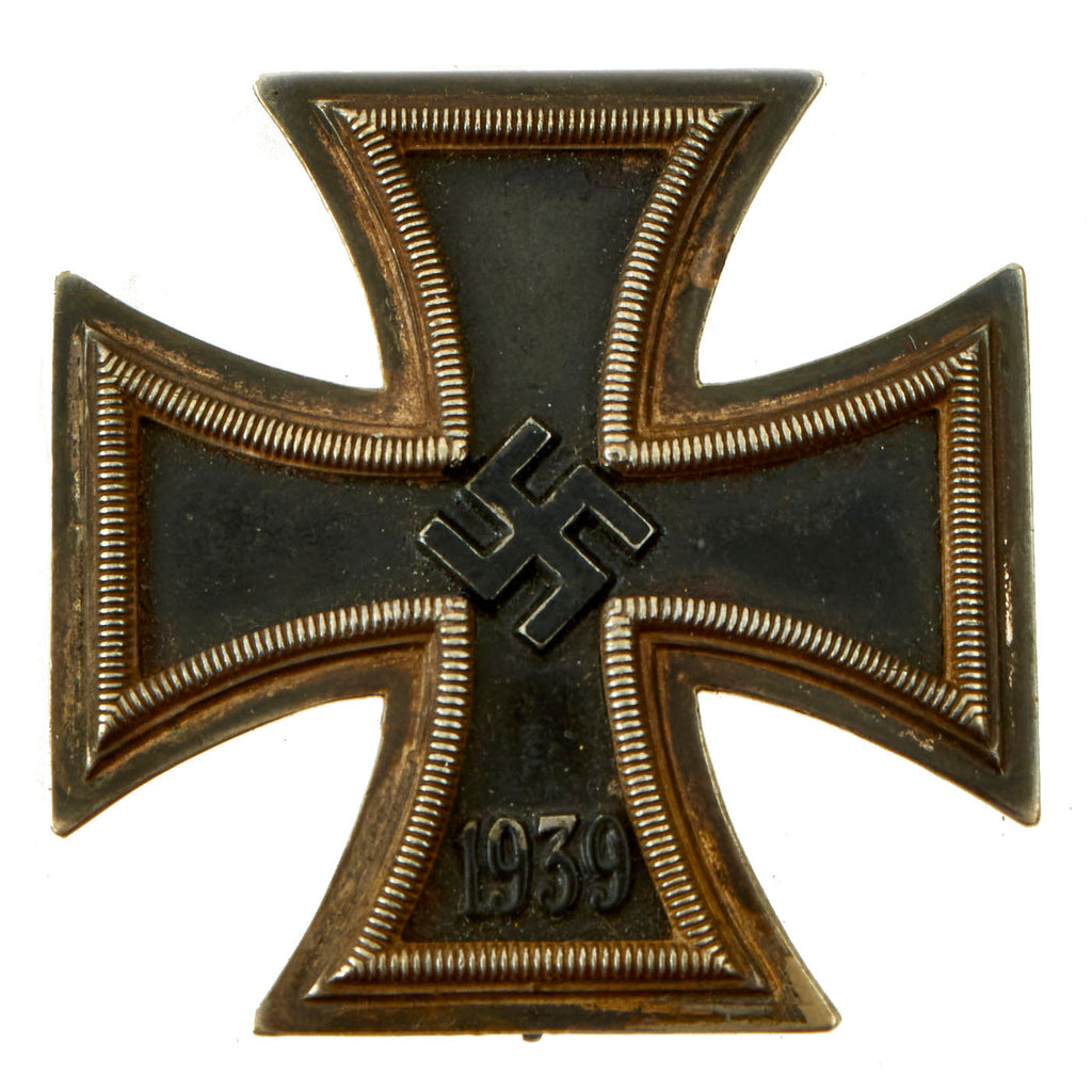 Original German WWII Iron Cross First Class 1939 by Friedrich Orth Marked to SS Panzer Reg't in 1944 - EKI Original Items