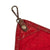 Original German WWII NSDAP National Socialist Vehicle Staff Pennant Flag with Metal Snap Hooks and Leather Edges Original Items