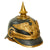 Original German Prussian M1871 Garde Infantry EM-NCO Pickelhaube Helmet- Dated 1887 Original Items