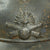 Original French WWI Issue Model 1915 Adrian Helmet in Horizon Blue with Artillery RF Badge and Early First Pattern Liner Original Items