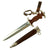 Original Excellent German WWII SA Dagger with Scabbard by Carl Malsch-Spitzer 3 Piece Hanger & Scabbard - RZM M7/91 Original Items