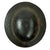 Original U.S. WWI M1917 28th Infantry Division Doughboy Helmet With Textured Paint Post War Repainted Black For USMC American Legion Use - Keystone Division Original Items