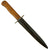Original German WWII Wood Handle Nahkampfmesser Trench Fighting Knife with Steel Boot Scabbard Original Items