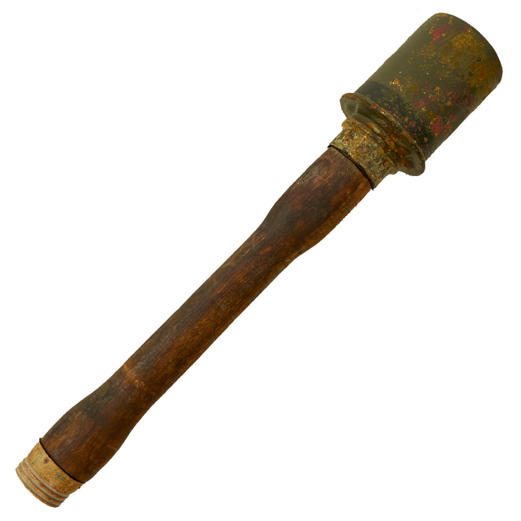 Original German WWII 1941 dated M24 Inert Stick Grenade by Wilhelm von Hagen - Stielhandgranate Original Items