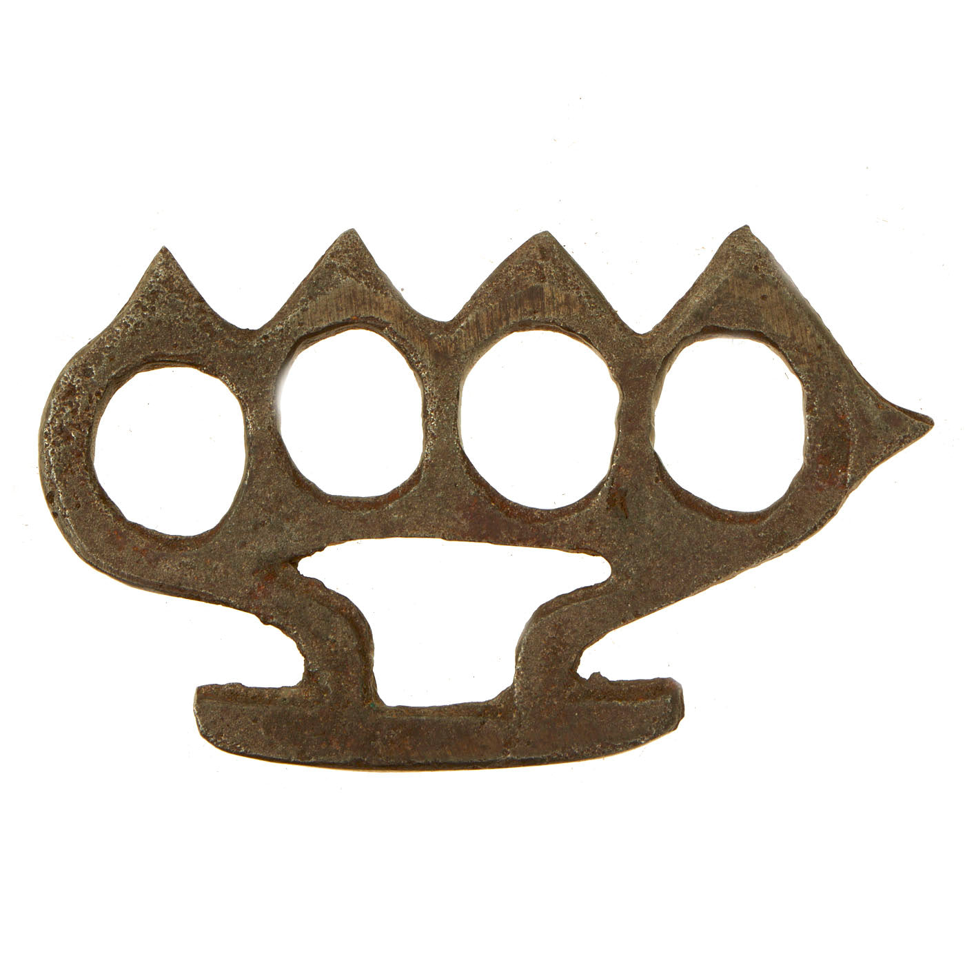 Vintage Spiked Brass Knuckle Dusters