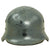 Original German WWII M34 Civic Square Dip DRK Red Cross Steel Helmet - Deutsches Rotes Kreuz Original Items