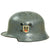 Original German WWII M34 Civic Square Dip DRK Red Cross Steel Helmet - Deutsches Rotes Kreuz Original Items