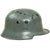 Original German WWII M34 Civic Square Dip DRK Red Cross Steel Helmet - Deutsches Rotes Kreuz Original Items