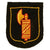Original German WWII Embroidered Waffen SS Italian Volunteer Shield Sleeve Insignia Original Items