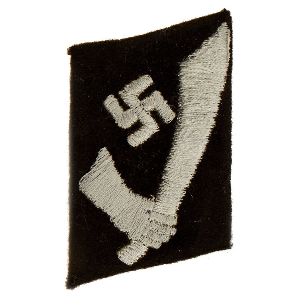 Original German WWII Croatian 13th Waffen SS Mountain Division "Handschar" Collar Tab - Unissued Original Items