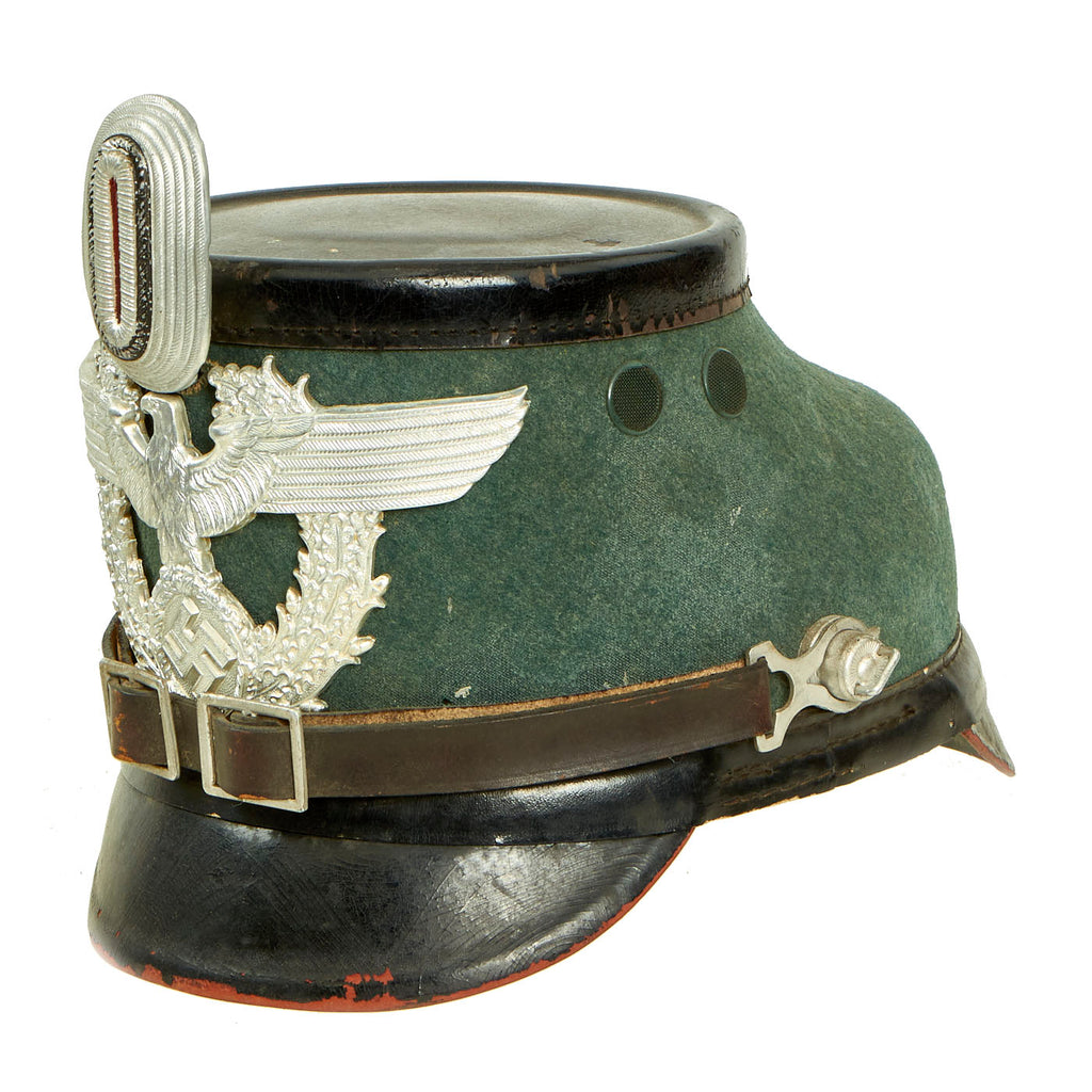 Original German WWII Late Pattern Metropolitan Police Shako by EREL ...