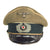 Original German WWII Army Heer Infantry EM/NCO Schirmmütze Visor Crush Cap by Julius Müller Original Items