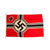 Original German WWII Unissued 100cm x 170cm Battle Flag by Lorenz Summa Söhne - Reichskriegsflagge Original Items
