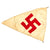 Original German WWII National Socialist Women's League's German Children's Squad Pennant from Firnhaberau - 14" x 18" Original Items