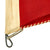Original German WWII NSDAP National Socialist Rigid Vehicle Staff Pennant Flag with Metal Snap Hooks - 8" x 14" Original Items