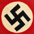 Original German WWII NSDAP National Socialist Rigid Vehicle Staff Pennant Flag with Metal Snap Hooks - 8" x 14" Original Items