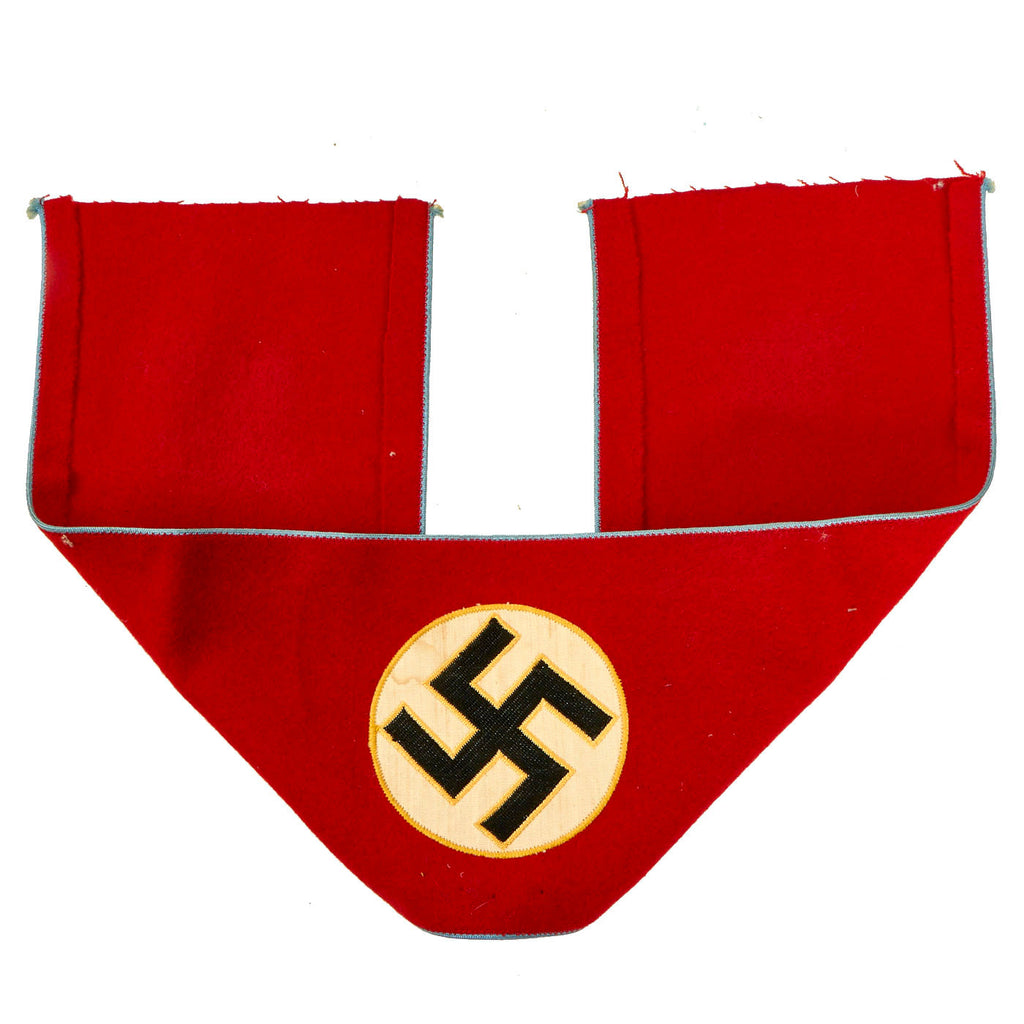 Original German WWII NSDAP Ortsgruppe Politisches Leiter Anwärter Unissued Armband With RZM Tag - Local Political Group Leader Candidate Original Items