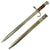 Original Pre WWI to WWII Era Bayonet Collections Featuring WWII German and Japanese Bayonets All With Scabbards - 5 Items Original Items